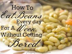 
                    
                        How to eat beans every day for a week without getting bored. This one-week menu plan gives you not only a great variety of recipes, but the when and how of everything so it actually gets done!
                    
                