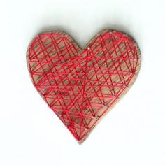 
                    
                        string art heart ornament for Valentine's
                    
                