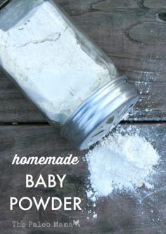 
                    
                        Homemade Baby Powder | The Paleo Mama
                    
                