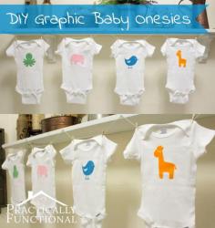 
                    
                        These adorable baby animal onesies are super cute and fuzzy, and easy to make! Perfect handmade DIY baby shower gift!
                    
                