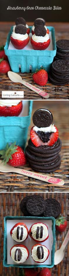 
                    
                        Oreo Cheesecake Stuffed Strawberries
                    
                