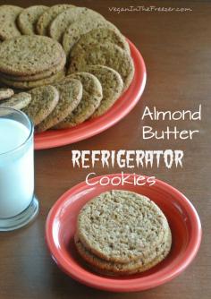 
                    
                        Almond Butter Refrigerator Cookies are an easy cookie to make and you can have the cookie dough in the refrigerator or freezer to be cooked at your will.
                    
                