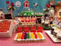 
                    
                        Dessert table at a farm birthday party! See more party planning ideas at CatchMyParty.com!
                    
                