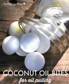 
                    
                        Coconut Oil Bites for Oil Pulling | The Paleo Mama
                    
                