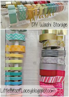 
                    
                        DIY Washi Storage + Pretty Craft Shelf Sneak Peek | Little Bits of Lacey
                    
                