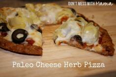 
                    
                        Paleo and Gluten-Free Herb Cheese PIzza
                    
                