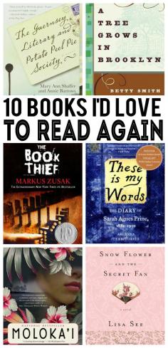 
                    
                        10 Books I'd LOVE to Read Again
                    
                
