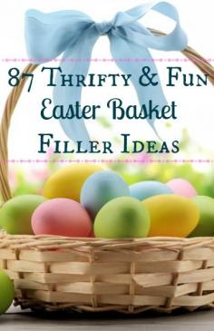 
                    
                        happymoneysaver.com |  Check out 87 Thrifty And Fun Easter Basket Filler Ideas ideas for babies- teenagers!
                    
                