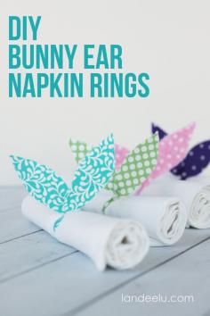 
                    
                        Easter Bunny Ears Napkin Rings
                    
                