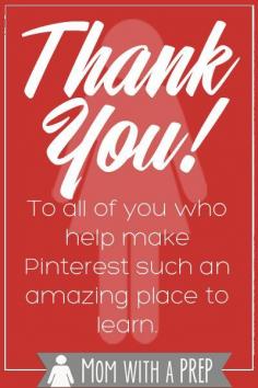 
                    
                        I woke up to 70,000 followers this morning and wanted to take a moment to say thanks to all of you who have made Pinterest such an amazing place to be!  THANK YOU!
                    
                