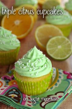 
                    
                        Need a little "spring" in your step? Whip up these Triple Citrus Cupcakes! Perfect for St. Patrick's Day, Easter, or a Spring Birthday!
                    
                