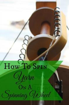 
                    
                        Learn how to spin yarn with a spinning wheel with this easy picture tutorial. How To Spin Yarn With A Spinning Wheel | areturntosimplici...
                    
                