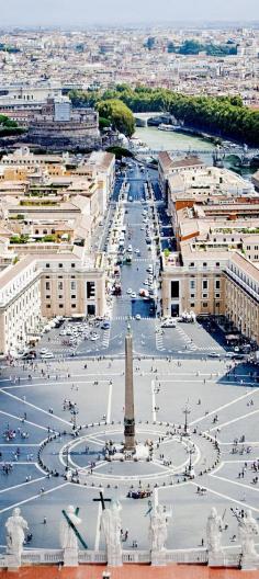 
                    
                        St. Peter's Square from Rome in Vatican State
                    
                