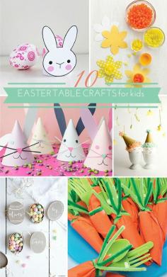 
                    
                        Adorable Easter table crafts for kids!
                    
                
