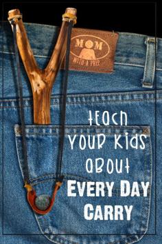
                    
                        Teach your kids about Every Day Carry (EDC). They can learn about what items they should be carrying every single day in their pockets, that just might save a life someday.
                    
                