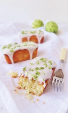 
                    
                        mini lime, yoghurt and almond loaf cakes
                    
                