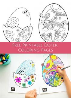 
                    
                        Cute free printable coloring pages to celebrate Easter and spring with the kids.
                    
                