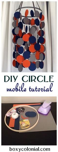 
                    
                        DIY Circle Mobile: a tutorial with many pictures -
                    
                