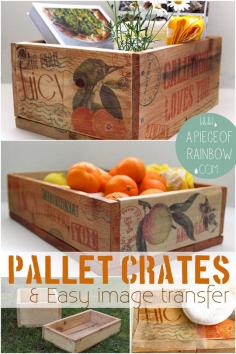 
                    
                        How to Make Pallet Crates & Transfer Image To Wood | A Piece Of Rainbow
                    
                