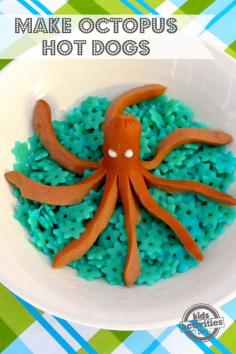 
                    
                        Octopus hot dogs are such a fun kids lunch idea!
                    
                