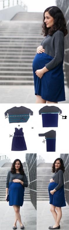 
                    
                        DIY Maternity Dress (refashion tutorial)
                    
                