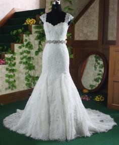 
                    
                        Custom Sweet heart Neckline Two Straps White Lace Tulle Wedding dress S360. $599.00, via Etsy.
                    
                