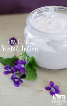 
                    
                        DIY Violet Lotion Tutorial! Learn how to make a creamy & ultra-moisturizing violet lotion with only a handful of ingredients!
                    
                