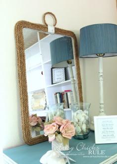 
                    
                        Nautical Rope Mirror - Inspired by Ballard Designs - Save $200 by making yourself! - #thrifty #inspiredby artsychicksrule.com
                    
                
