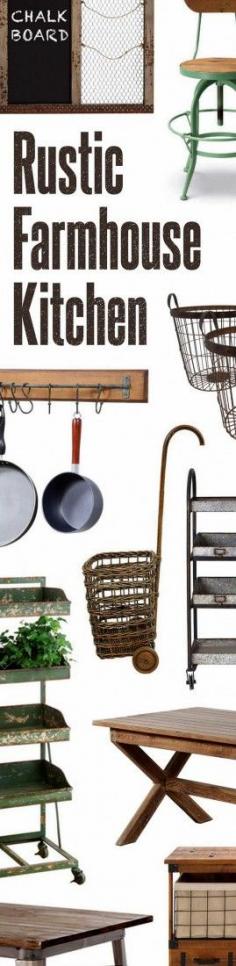 
                    
                        What makes a rustic kitchen, ideas to use, kitchen design, Rustic Kitchen Décor | Up to 60% Off at dotandbo.com
                    
                