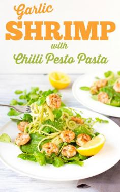 
                    
                        Garlic Shrimp with Chilli Pesto Pasta
                    
                