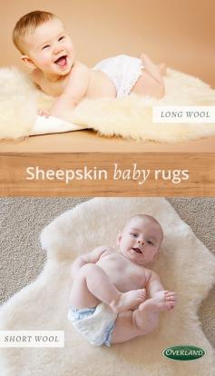 
                    
                        Sheepskin naturally wicks moisture away keeping baby dry
                    
                
