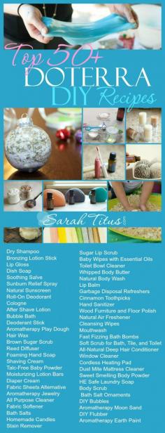 
                    
                        Save money by making your own really cool items from things you have around the house! Top 50 doTerra DIY Recipe
                    
                