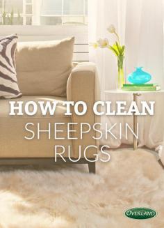 
                    
                        How to care for, store and wash your sheepskin rug
                    
                
