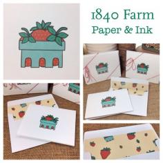 
                    
                        1840 Farm Paper & Ink – Strawberry Season » 1840farm.com
                    
                