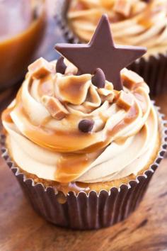 
                    
                        Almond Cupcakes with Salted Caramel Buttercream Frosting Recipe
                    
                