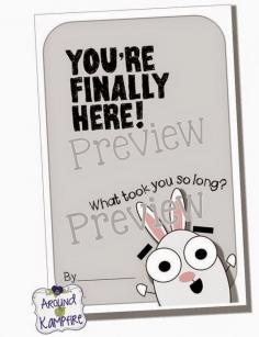 
                    
                        You're Finally Here!  The perfect first day of school book by Melanie Watt, author of Scaredy Squirrel. Book companion and 5 days of activities for the first week of school! $
                    
                