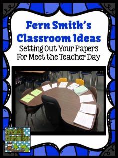 
                    
                        Getting your thoughts together for next school year? This post has ideas for organizing your important papers for Meet the Teacher Day or Open House Night. Bright Ideas Blog Hop. #B2S
                    
                