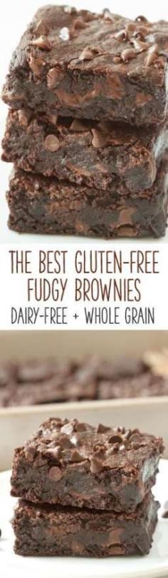 
                    
                        Fudgy, gooey, and incredibly easy to make, these really are the best gluten-free brownies! They can also be made with whole wheat for a non-GF version
                    
                