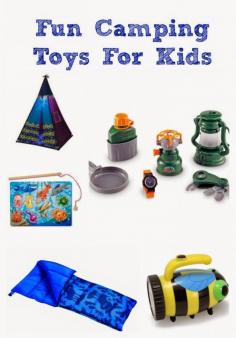 
                    
                        Fun Camping Toys for Kids.  The Chirping Moms: 15 Camping Themed Activities for Kids
                    
                