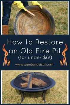 
                    
                        How to Restore an Old Fire Pit
                    
                