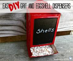 
                    
                        DIY Repurposed Vintage Match Box Grit and Egg Shell Dispensers
                    
                