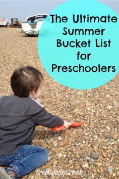 
                    
                        The Ultimate Summer Bucket List for Preschoolers - Crafts on Sea
                    
                