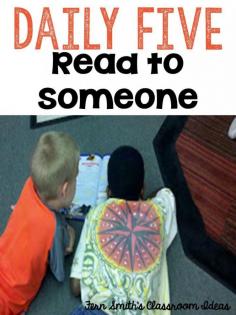 
                    
                        Daily Five ~ Partner Reading, Read with Others, Pair Share, Read with a Friend, Read to Someone, no mater what you call it, kids need it. Partner reading is a research-based fluency strategy used with readers who are weak in their reading fluency. Click here to read more! #BrightIdeas #Daily5
                    
                