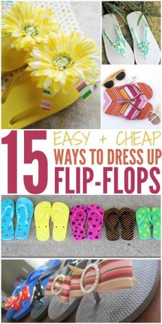 
                    
                        DIY! 15 Ways to Dress Up Flip Flops
                    
                