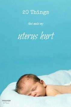 
                    
                        20 Things That Make My Uterus Hurt - @toulousentonic Seeing newborn babies makes me want to get pregnant again. How about we put that nursery back in business this Easter? | pregnancy | baby boy | girl
                    
                