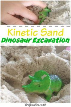 
                    
                        Kinetic sand dinosaur excavation activity for kids
                    
                