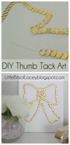 
                    
                        DIY Push Pin Art | A "Bow-tiful" Piece | Little Bits of Lacey
                    
                