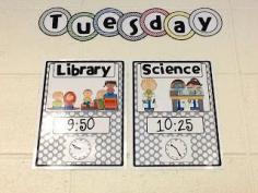 
                    
                        Easy way to display specials and schedules in the classroom! {2 Freebies} included in blog post.
                    
                