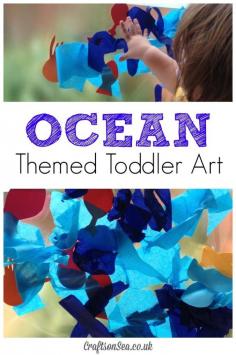 
                    
                        Ocean Themed Toddler Art a fun sensory activity for kids
                    
                