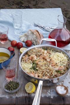 
                    
                        Happy #WineWednesday! In Sicily’s fishing villages, rustic handmade pasta is tossed with olive oil, garlic and fresh seafood. It’s all about casual simplicity—and making the most of the day’s catch. For best results, make your own pasta from scratch. Pair with a crisp, medium-bodied white or rosé wine.
                    
                